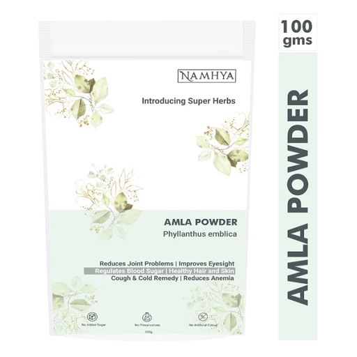 Namhya Amla Powder 100% Natural  for Hair Fall Reduction and Good Skin